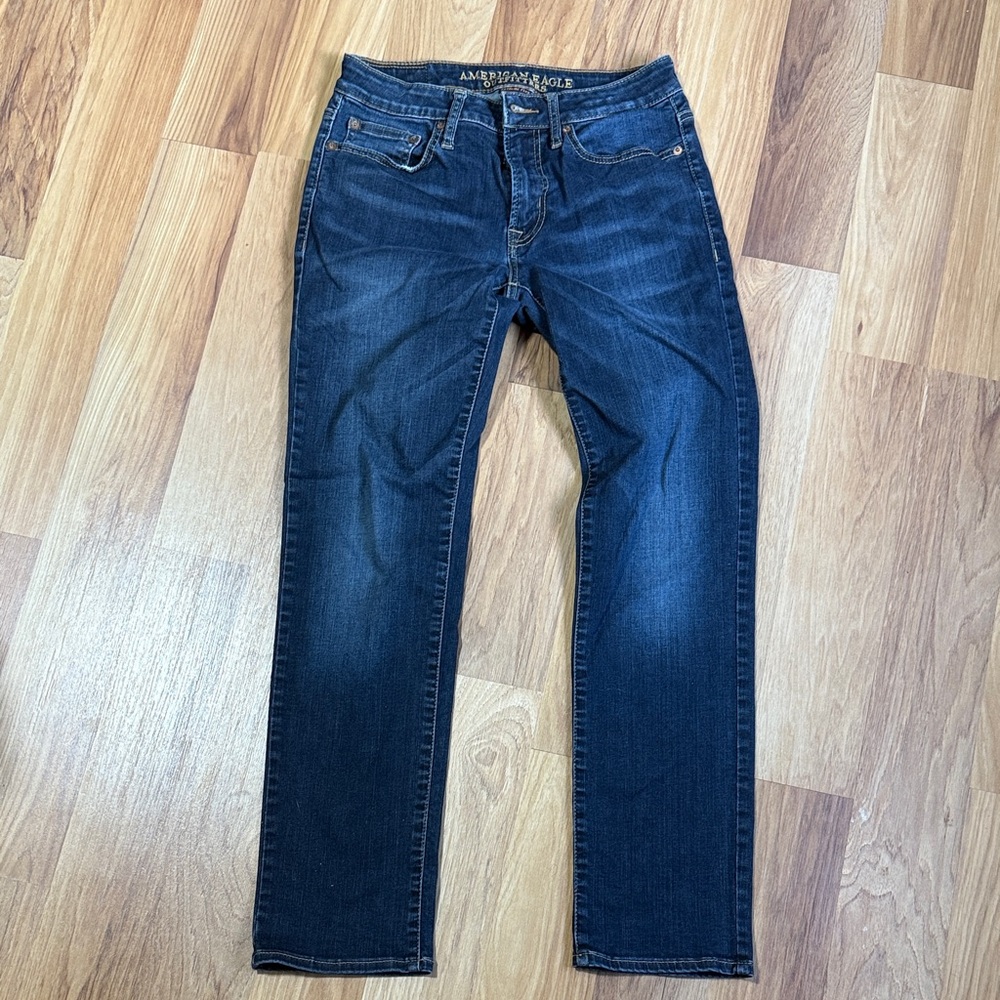 American Eagle Outfitters Men's Deep Indigo Slim Jeans
